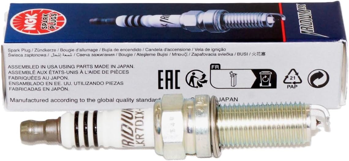 NGK LKR7DIX-11S Iridium IX Spark Plug (93175 Iridium Ix), 4 Pack - Image 2