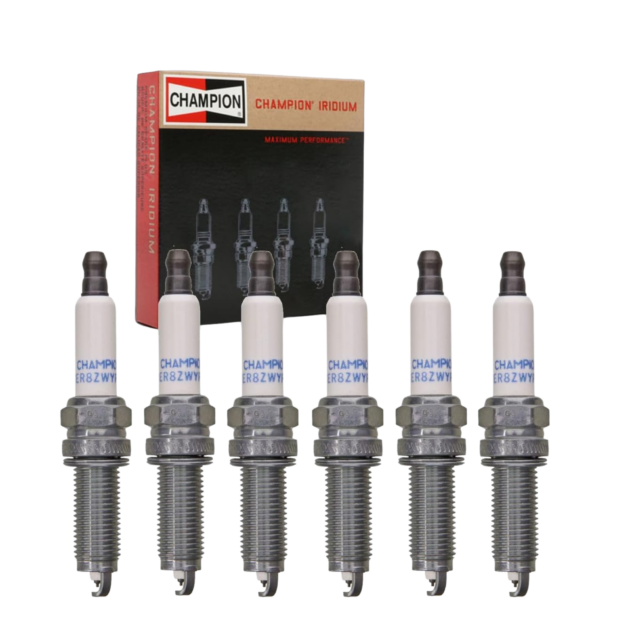 6 pc Champion Iridium Spark Plugs for Chrysler Pacifica 3.6L V6 2017-20