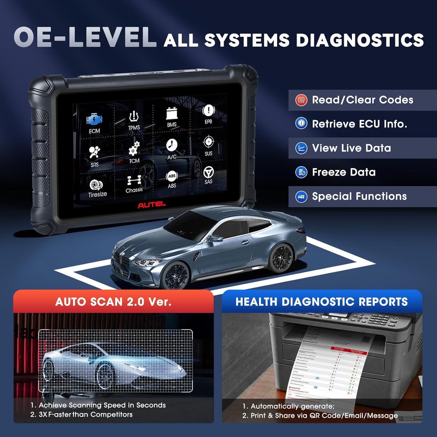 Autel Scanner MaxiCheck MX900, 2026 US Ver. of MK900 MK900BT, CAN FD & DoIP - Image 6