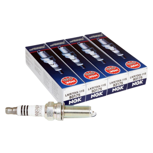 NGK LKR7DIX-11S Iridium IX Spark Plug (93175 Iridium Ix), 4 Pack